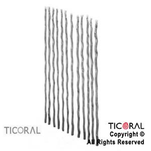 VELA 2326 IRREGULAR 15CM PLATA x 12
